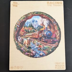 🧩3 For $25 - Purdicra Racing the Train 200 Piece Puzzle